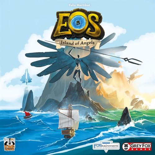 King Racoon Games, EOS - Island of Angels Grundspiel, Expertenspiel, 1-5 Spieler, ab 14+ Jahren, 90+ Minuten, deutsch