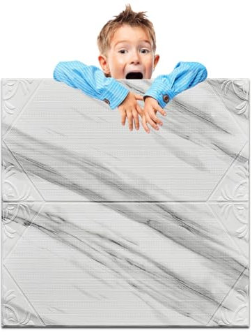 HAILMGAY Carta da Parati Adesiva, Pannelli Finta Pietra per Esterni, Rivestimento Parete in Schiuma XPE, Piastrelle Adesive Muro Spessa per Cucina, Camera da Letto, Soggiorno,20pcs