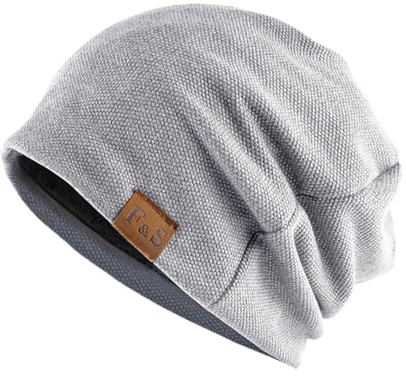 Djfkey Damen Warme Herbst Winter Slouch Beanie Mütze Herren Kopfbedeckung Polybaumwolle Strickmütze Flexibler Freizeithut Leichte Chemo Wintermütze