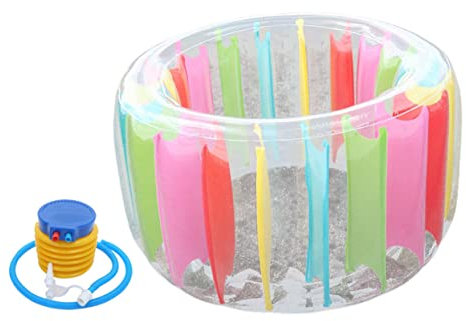 Vaguelly 1stk Aufblasbare Wasserwalze Aufblasbarer Pool Für Erwachsene Schwimmendes Wasserrad Schwebendes Spielzeug Krabbelndes Spielzeug Krabbelspielzeug Riesige Rollkugel Umweltschutz-PVC