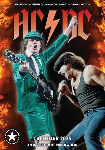 AC/DC Wandkalender 2025 A3 inoffizielle Hommage