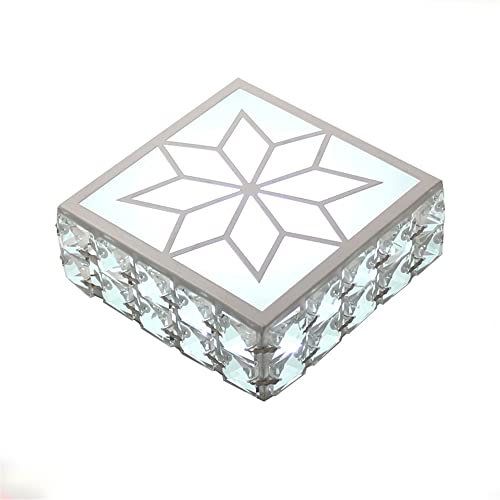 Downlight Cristal 5W Color Seleccionable 3000K | Lámpara de panel de luz de techo montada en superficie 6000K for interior(6000K white light)