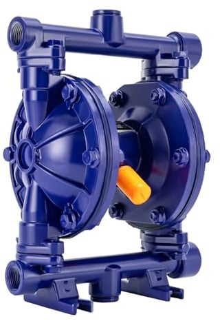 Pompa a doppia membrana ad aria,12 GPM,1.27 mm ingresso e uscita,Max 115 psi,Pompa a membrana pneumatica in ghisa per rifiuti chimici,olio,ghisa,lega di alluminio