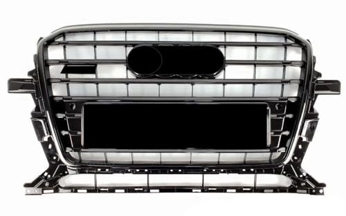 Mptuned Kühlergrill Wabendesign Schwarz glanz komplett kompatibel für Audi Q5 8R Pre Facelift 2013-2015