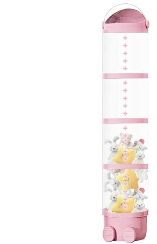 Cuddly Soft Toy Storage Tube, Doll Storage Tube, Stuffed Animal Storage Tube, Fourth Layer Space Saving Plush Toys Storage Organizer, Doll Display Bucket Toy Storage Organizer For Living Room Bedroom