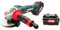 Parkside - Smerigliatrice angolare a batteria da 20 V, PWSA 20-Li D4 in bundle/set con valigetta per il trasporto, smerigliatrice angolare (con batteria da 2 x 4 Ah + caricatore)