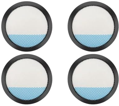 Nispira Vacuum Filter Replacement Compatible with Ryobi Stick Vacuum PCL720 PBLSV716 PBLSV717 and Hoover ONEPWR Emerge BH53600 BH53602. 4 Packs