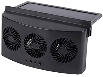 LfrXtra Exhaust Fan,Solar Car Exhaust Fan Energy-saving Embedded Cooling Efficient Solar Powered Car Ventilator Auto Air Vent