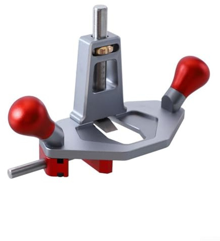 Elchuiaby Handheld Router Plane with Quick Adjust Depth Mechanism and Depth Stopper for Grooves Mortise Woodworking Tool(c)