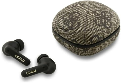 CG Mobile Guess Kopfhörer TWS ENC 4G Classic Metal Logo (Braun)