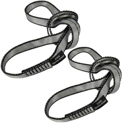LETTO & TAILOR Kletterschlinge 23KN | Bandschlinge Klettern 19mm | CE Zertifiziert | Nylon Bandschlinge für Yoga, Standplatzbau, Rettung