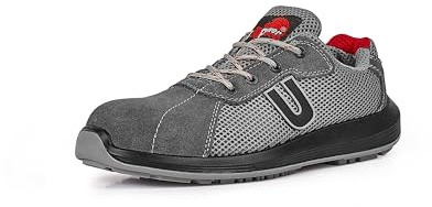 U-POWER | Scarpe Antinfortunistiche, Modello Coal S S1PS FO SR, Puntale Composito, Antiperforazione Tessile No Metal