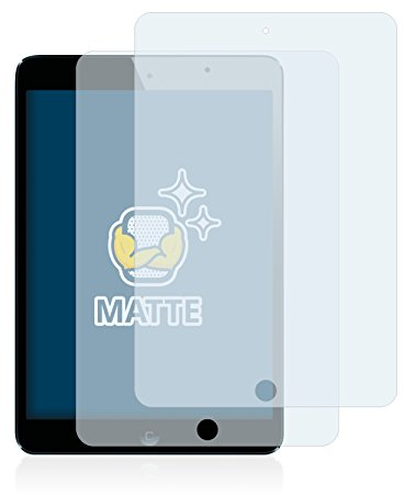 BROTECT Entspiegelungs-Schutzfolie für Apple iPad Mini/Mini 2 (2 Stück) Matte Displayschutz-Folie, Anti-Reflex, Anti-Fingerprint