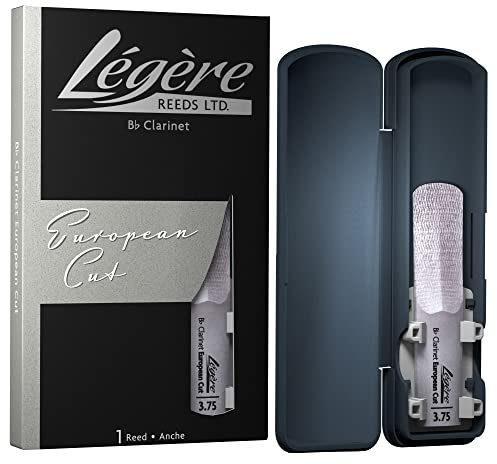 Légère Reeds - Bb Clarinet Reed, European Cut, Strength 3.75 (BBES3.75) - Premium Synthetic Woodwind Reed