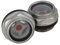 CNBTR - Mirilla de nivel de aceite de 26 mm de diámetro para compresor de aire con rosca G1 / 2 , paquete de 2