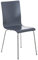 CLP Silla de Espera Pepe I Silla para Visitas con Asiento de Madera I Silla de Conferencia con Soporte Metálico Estable, Color:Gris