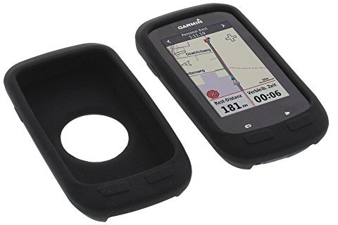 foto-kontor Tasche kompatibel mit Garmin Edge 1000 Edge Explore 1000 Schutzhülle Silikon Case Schutz Hülle schwarz