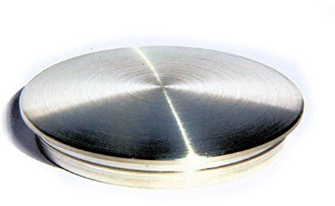 UHRIG Edelstahl Endkappe gewölbt, V2A Rohrverschluss, Stopfen für VA Rohr Geländerpfosten 42,4x2