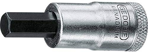 GEDORE 6241360 30 6 Schraubendrehereinsatz 3/8' Innen-6-kant 6 mm, 6 x 47 mm