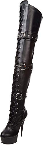 Pleaser Damen Langschaftstiefel