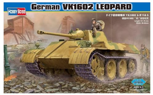 Hobby Boss 82460 Modellbausatz German VK1602 LEOPARD, Grau