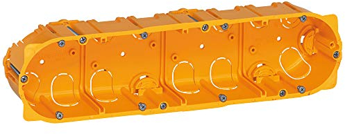 Boîte monoposte Batibox 4 postes 8 à 10 modules - profondeur 50mm