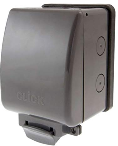 Waterproof Weatherproof Single Outside Socket 1 Gang IP66 13 amp Quality Socket