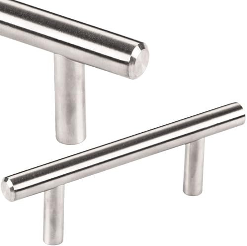 SOTECH Möbelgriff G14 echt Edelstahl massiv BA 64 mm Ø 10 mm Stangengriff Schubladengriff