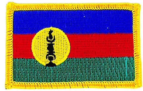 Patch Aufnäher bestickt Flagge Neue Front Caledonie zum Aufbügeln Backpack