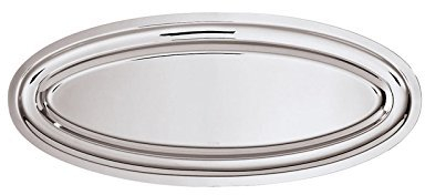 Plat A Poisson, Cm. 74X29 Elite-Inox Argente