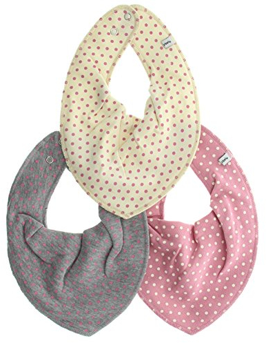 Pippi Baby - Mädchen Pippi Sjaaltjes, set van 3 stuks Halstuch, Rosa (Old Rose 556), Einheitsgröße EU