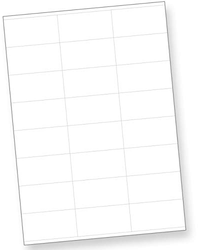 FIX Adressaufkleber Adresse 70 x 36 mm, 720 Stück auf 30 Blatt je 24 Etiketten, Blanko Aufkleber Adressen selbstklebend