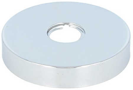 tecuro Gewinderosette (1/2) Ø 22 mm x Ø 80 mm x Höhe 15 mm, messing verchromt