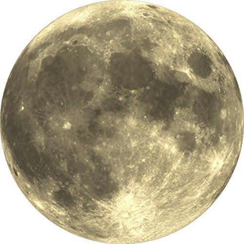 U24 Aufkleber Mond Autoaufkleber Sticker Konturschnitt