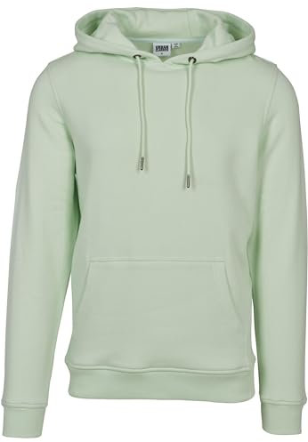 Urban Classics Herren Regular Fit Kapuzenpullover Basic Sweat Hoody TB1592, Einfarbig, Gr. X-Large (Herstellergröße: XL), Grün (Light Mint 00990)
