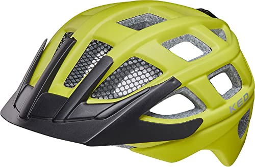 KED Kailu Jugend MTB Helm – Robuster Mountainbike-Helm Mit K-FIT Anpassungssystem Und Sicherer Gurtführung | Farbe: Green Matt | Größe: 49-53 (S)