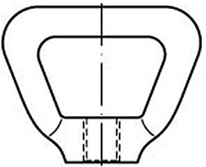 DIN 807 Korbmuttern 4 Messing M 20 Ms S