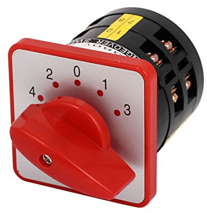 Aexit Interruttore commutatore camma selettore rotativo a 5 posizioni a 2 vie 220 V / 380 V 5A ID: 594453