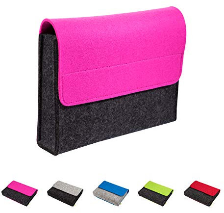 Wala Reise Taschenapotheke gefüllt mit 9 Naturheilkunde-Arzneimitteln, Reiseapotheke handgemacht aus echtem Filz (pink), inklusive Wala Ratgeber Natürlich gesund