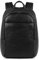 PIQUADRO Modus Zaino in pelle porta PC 14 a due scomparti, Nero