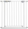 hauck Treppenschutzgitter Türschutzgitter Autoclose N Stop 2, Selbstschließend, Basisgitter ohne Verlängerung für Breiten 75 - 80 cm, ohne Bohren, Einhändiges Öffnen, Metall (White)