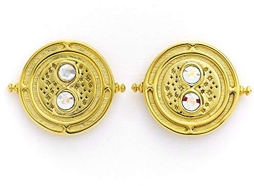 Harry Potter x Swarovski Zeitumkehrer Ohrringe (vergoldet)