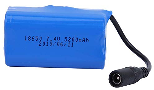 Dilwe Batterie de Bateau RC, Batterie de Mise à Niveau de Bateau RC Compatible avec Le Bateau d'appât de pêche en Plein air Flytec 2011-5
