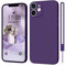 ORDA for iPhone 11 case Silicone 6.1 for iPhone 11 2019 Soft Gel Rubber Cover Ultra Slim case Anti-Scratch Compatible with iPhone 11 cover Dark Purple