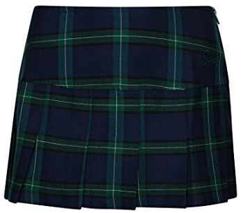 Superdry Damen Minirock mit Karomuster und Falten Stanton Kariert 38