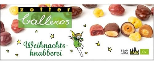 Zotter Weihnachtsknabberei Balleros (100 g) - Bio