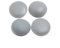 ZAHARA 4 x Replacement Rubber Feet for Mi-crosoft Surface Laptop 1 2 1769 1782 (2A+2B) Silver