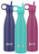 SHO Botella de agua de acero inoxidable con popote y tapa de rosca, a prueba de fugas, sin BPA, sin sudor, botella de metal de doble pared aislada al vacío, 500 ml, original, 2.0-12 horas, caliente 24