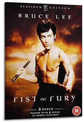 VZRSQZK Bruce Lee Filmposter, dekoratives Gemälde, Leinwand-Wandposter und Kunstdruck, modernes Familienschlafzimmer-Dekor-Poster, 30 x 45 cm