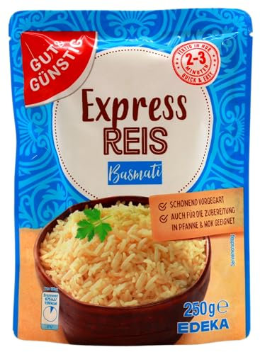 Gut & Günstig Express Reis Basmati, 6er Pack (6 x 250g)